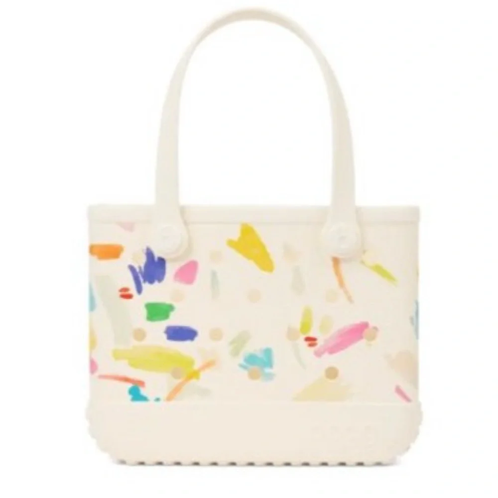 Bogg Bag Bitty x Lovevery EXCLUSIVE print white multi-color tote